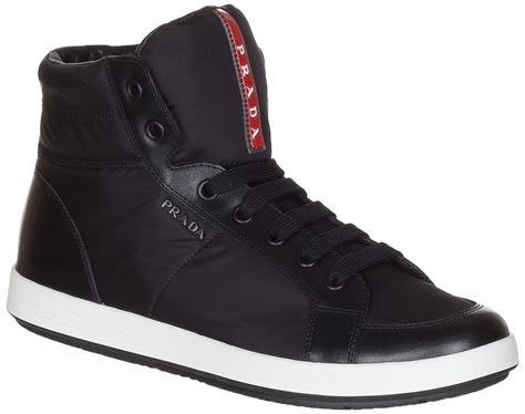 prada shoes high tops|Prada high top sneakers sale.